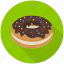 baked donut, bakery food, chocolate donut, donut, sweet food 