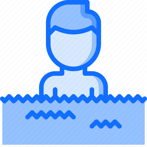 Man, swim, swimmer, swimming, water icon - Download on Iconfinder