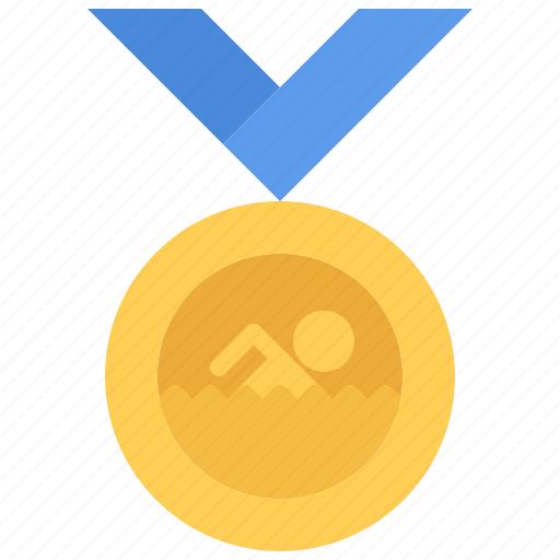 Award, medal, swim, swimmer, swimming, water icon - Download on Iconfinder