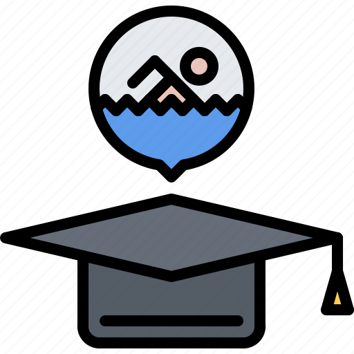 Cap, graduate, swim, swimmer, swimming, training, water icon - Download on Iconfinder