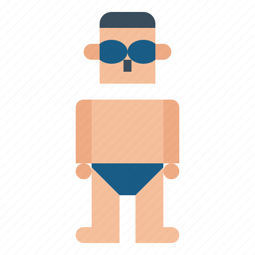 Man, suit, swim, swimmer icon - Download on Iconfinder