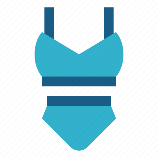 Piece, sexy, suit, summer, swimming, two icon - Download on Iconfinder