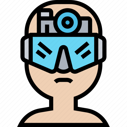Goggles, swim, dive, eye, protection icon - Download on Iconfinder