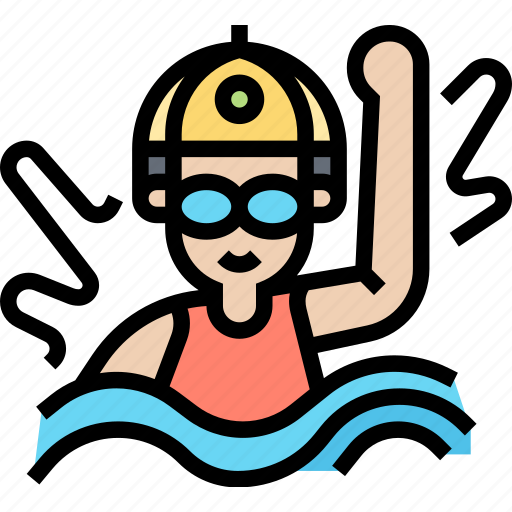 Swimming, backstroke, swimmer, sport, recreation icon - Download on Iconfinder