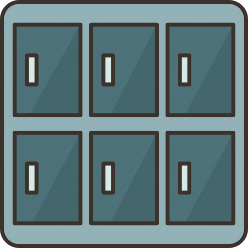 Locker, cabinet, store, protection, public icon - Download on Iconfinder