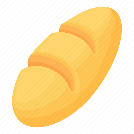 Bread, breakfast, bun, cartoon, grain, loaf, wheat icon - Download on Iconfinder