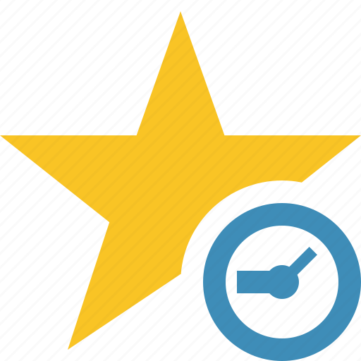 Achievement, bookmark, clock, favorite, rating, star icon - Download on Iconfinder