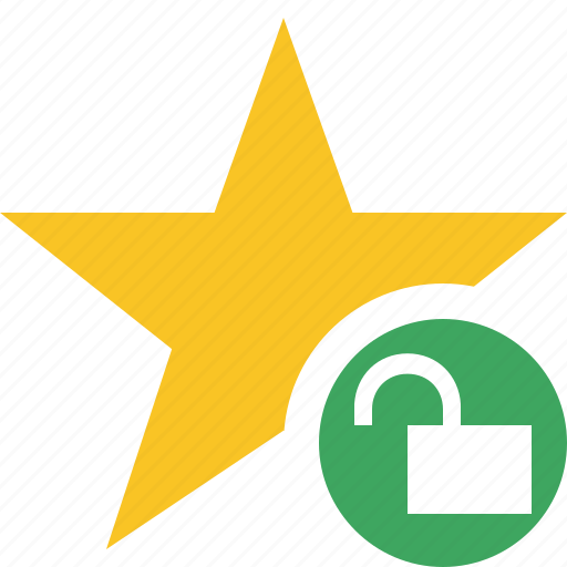 Achievement, bookmark, favorite, rating, star, unlock icon - Download on Iconfinder