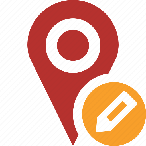 Edit, gps, location, map, marker, navigation, pin icon - Download on Iconfinder
