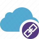 blue, cloud, link, network, storage, weather
