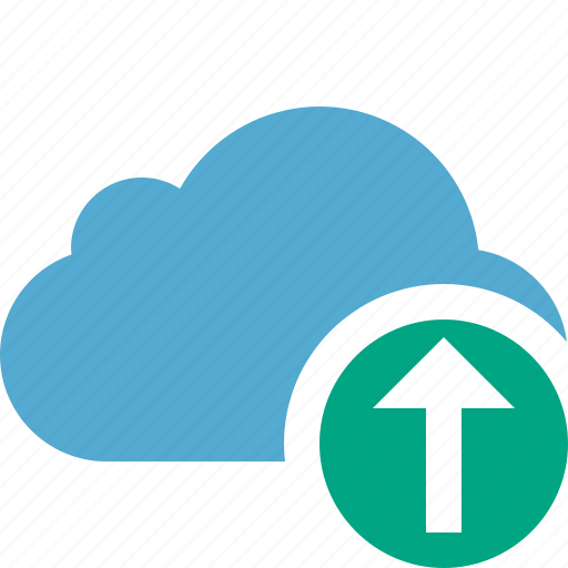 Blue, cloud, network, storage, upload, weather icon - Download on Iconfinder