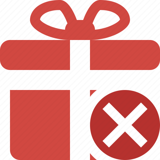 Box, cancel, christmas, gift, present, xmas icon - Download on Iconfinder