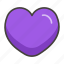 1f49c, heart, purple 