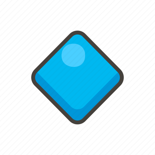 1f539, blue, diamond, small icon - Download on Iconfinder