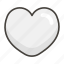 1f90d, heart, white 