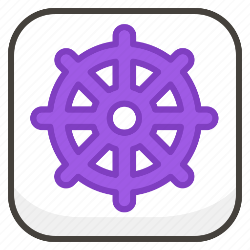 B, dharma, of, wheel icon - Download on Iconfinder