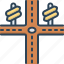 crossroad, direction, highway, journey, street, transport, travel 