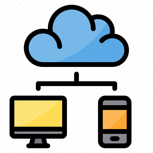 Cloud, data, exchange, pc, smartphone, sync, transfer icon - Download on Iconfinder