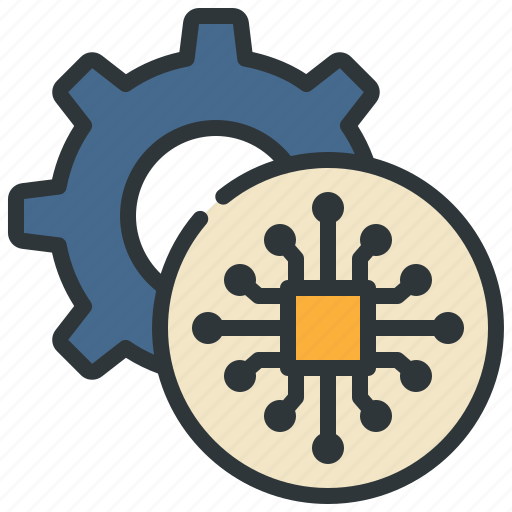 Ai, technology, system, chip, cog icon - Download on Iconfinder