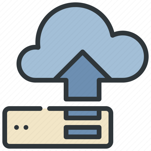 Cloud, upload, data, storage, system, icon icon - Download on Iconfinder