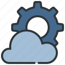 system, data, storage, cloud, technology, icon