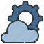 system, data, storage, cloud, technology, icon 