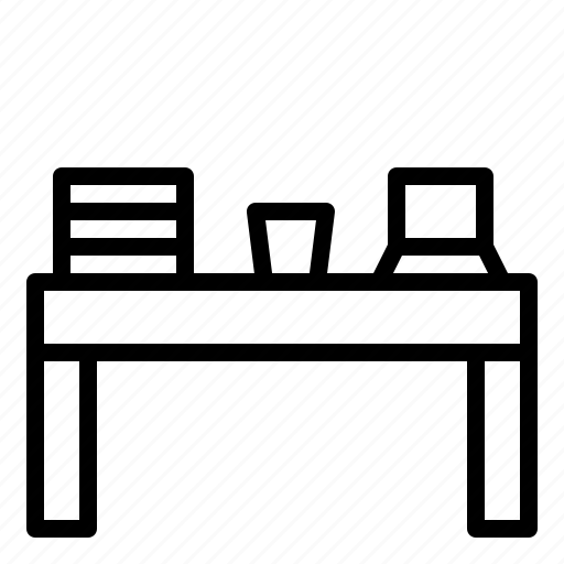 Table, table school, furniture, interior, desk, office, work icon - Download on Iconfinder