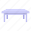 white, table, furniture 