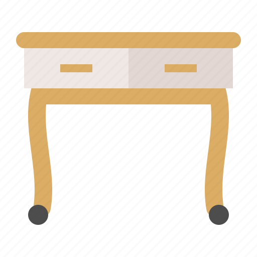 Chair, desk, drawer, furniture, interior, table icon - Download on Iconfinder