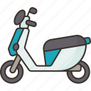 scooter, vehicle, electric, transportation, street
