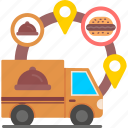food, delivery, car, catering, truck