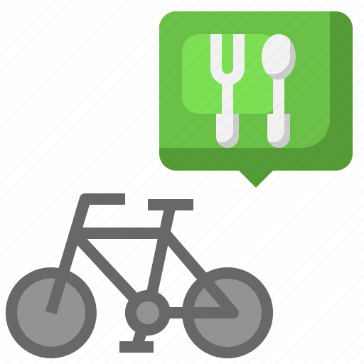 Bicycle, food, delivery, take, away, transport icon - Download on Iconfinder