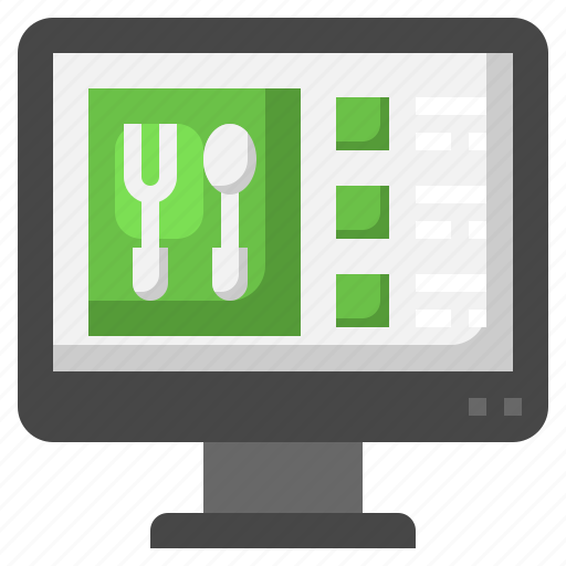 Order, food, online, delivery, computer icon - Download on Iconfinder
