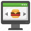 website, online, order, burger, food, take, away