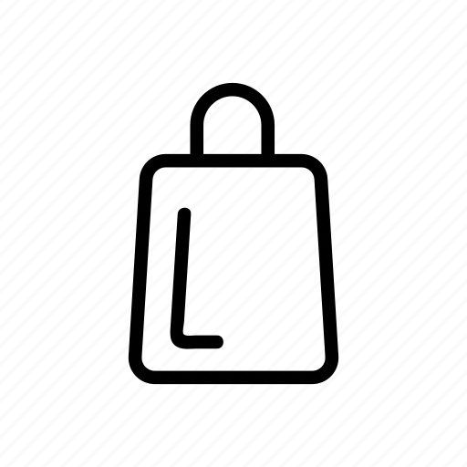 Cardboard, contour, handle, merchandise, package, takeout icon - Download on Iconfinder