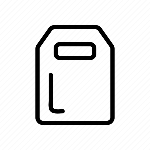 Bag, handle, market, package, paper, takeout icon - Download on Iconfinder