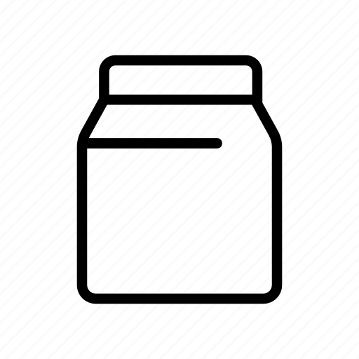 Box, contour, food, pack, takeout icon - Download on Iconfinder