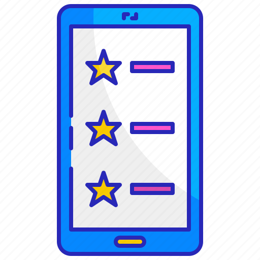 App, mobile, phone, rate, rating, review, star icon - Download on Iconfinder