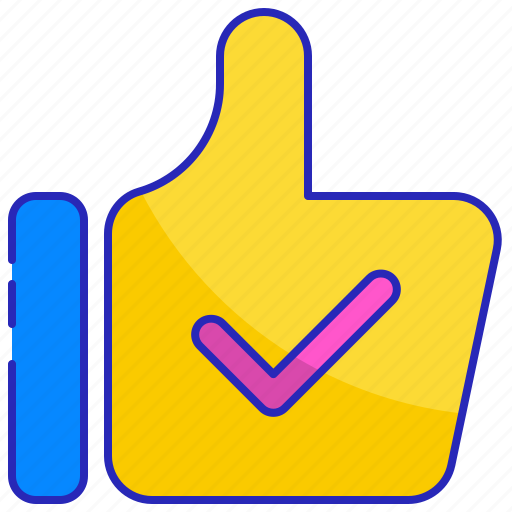 Gesture, good, ok, okay, positive, thumb, up icon - Download on Iconfinder