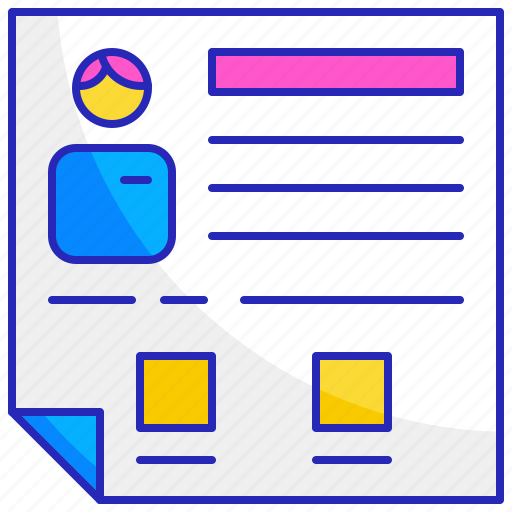 Curriculum, cv, document, experience, job, resume, vitae icon - Download on Iconfinder