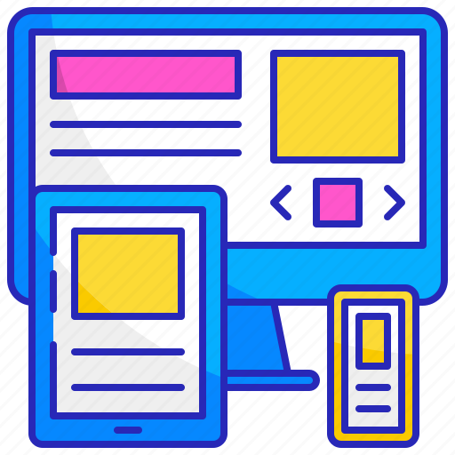Computer, design, mobile, responsive, tablet, technology, web icon - Download on Iconfinder