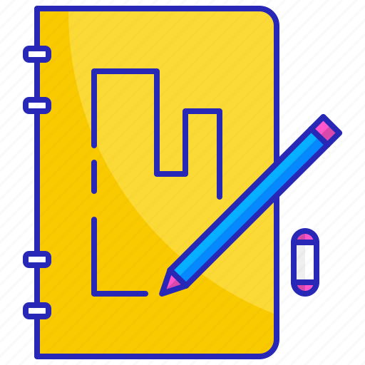 Book, design, drawing, illustration, line, pencil, sketch icon - Download on Iconfinder
