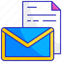 communication, email, envelope, letter, mail, message, newsletter