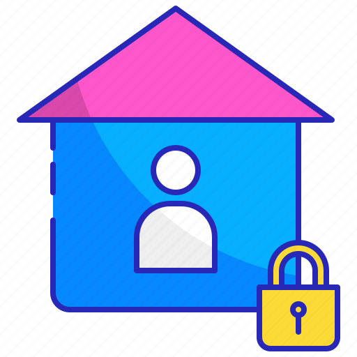 Account, house, lock, protection, safety, security, technology icon - Download on Iconfinder