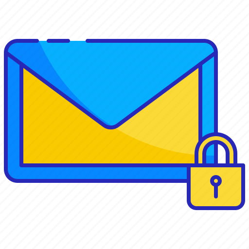 Communication, email, encryption, lock, mail, protection, security icon - Download on Iconfinder