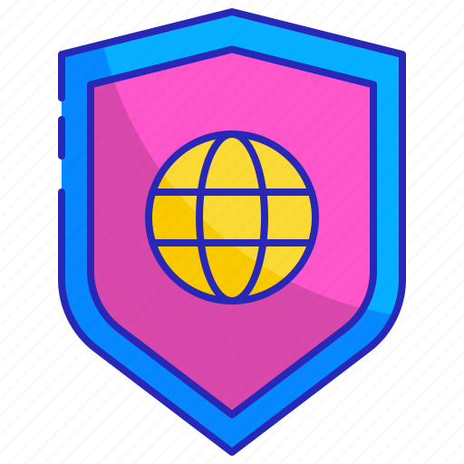 Global, protection, safety, secure, security, shield, system icon - Download on Iconfinder