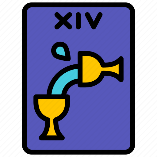 Temperance, creating, tarot, fortune, telling, reading, fate icon - Download on Iconfinder