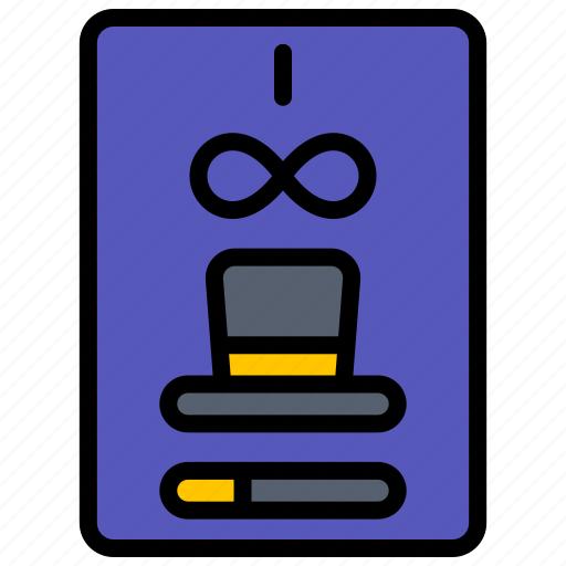 The, magician, will, tarot, fortune, telling, reading icon - Download on Iconfinder