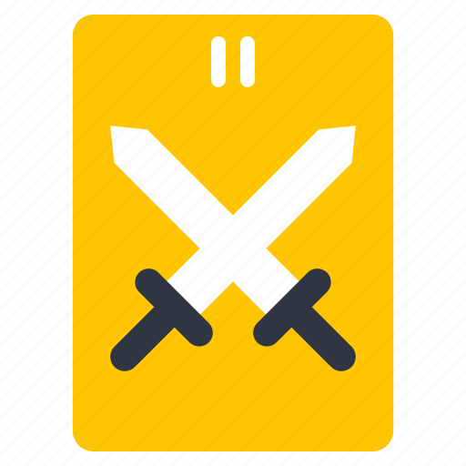 Two, of, swords, decision, tarot, fortune, telling icon - Download on Iconfinder