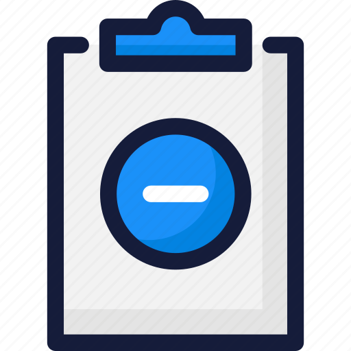 Board, delete, minus, plan, schedule, task, taskboard icon - Download on Iconfinder